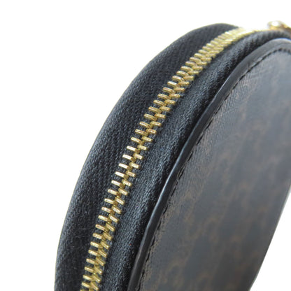 CELINE Triomphe pattern coin purse PVC Ladies [Used]