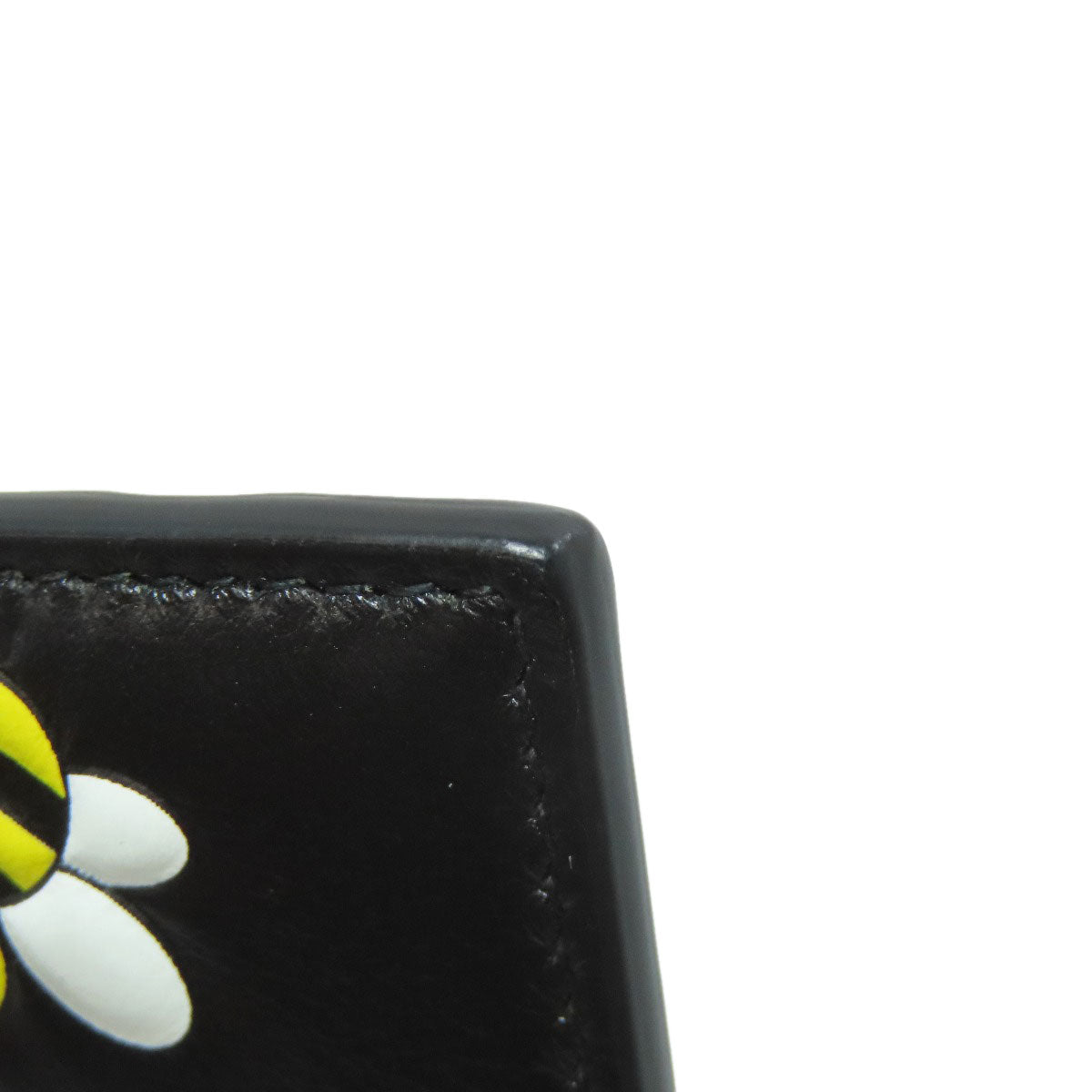 CHRISTIAN DIOR BEE bee pattern coin purse Leather Ladies [Used]