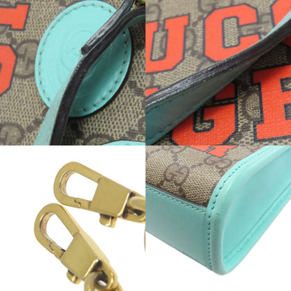 GUCCI 671623 Interlocking G Mini GG Tiger 2WAY Handbag PVC Ladies [Used]