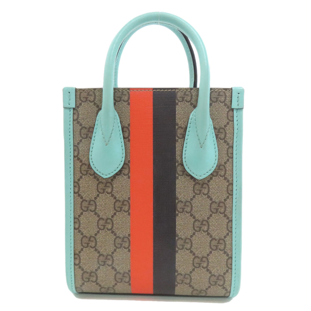 GUCCI 671623 Interlocking G Mini GG Tiger 2WAY Handbag PVC Ladies [Used]