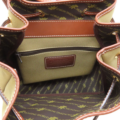 HUNTING WORLD logo Backpack Â· Daypack Canvas Ladies [Used]