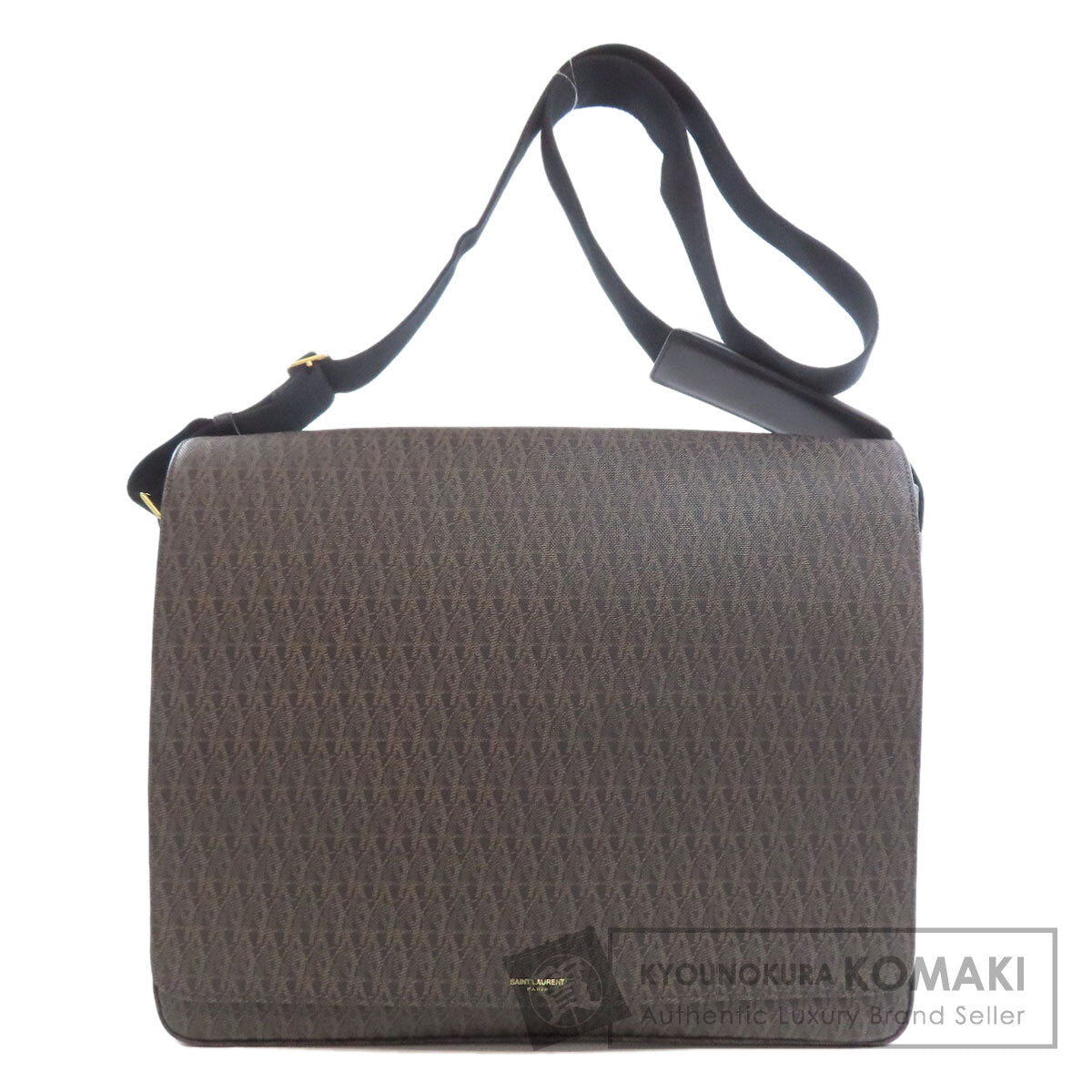 SAINT LAURENT logo Shoulder Bag PVC Ladies [Used]