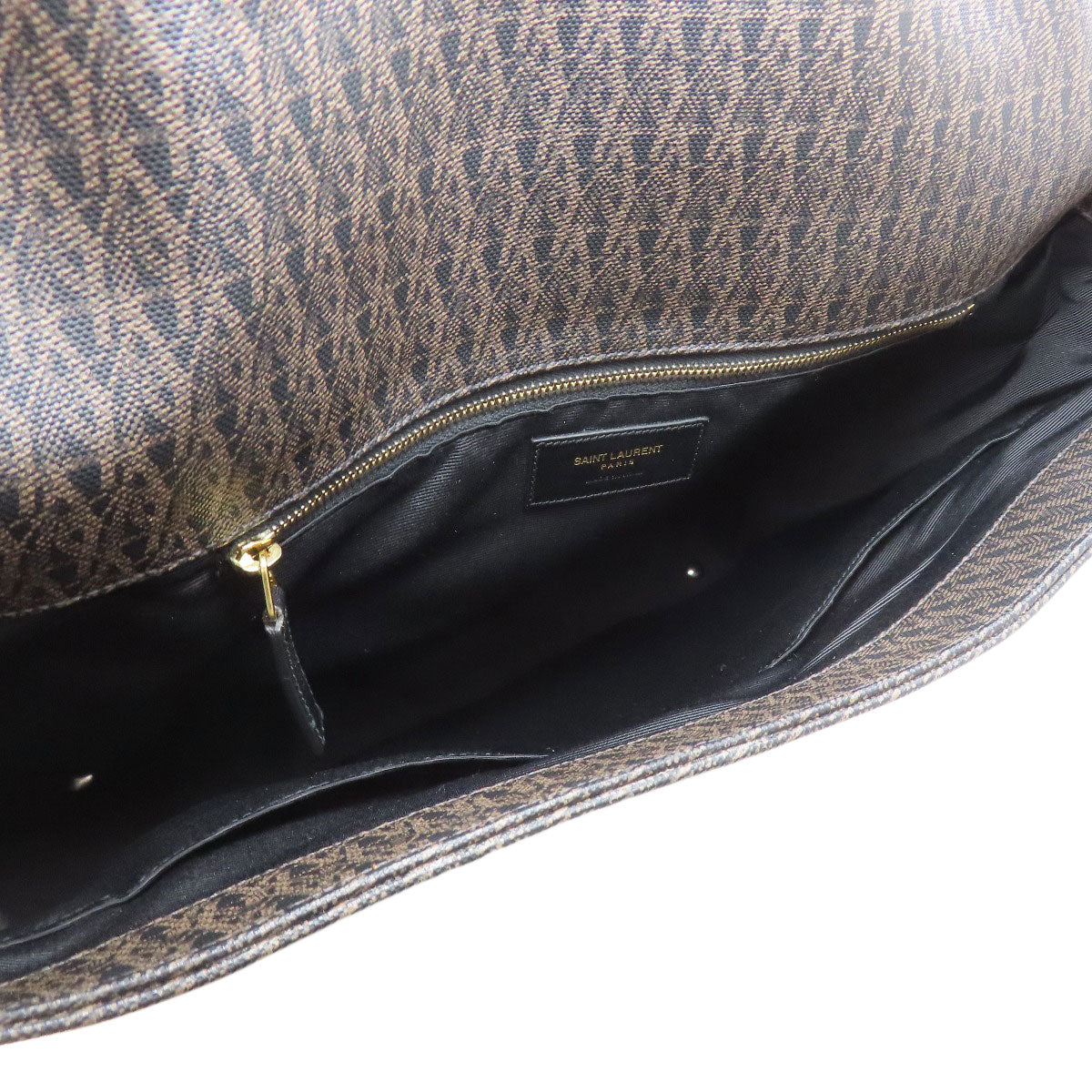 SAINT LAURENT logo Shoulder Bag PVC Ladies [Used]