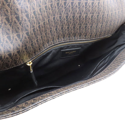 SAINT LAURENT logo Shoulder Bag PVC Ladies [Used]