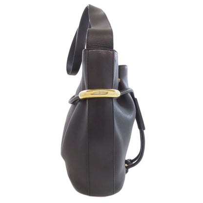 CHLOE logo Shoulder Bag Leather Ladies [Used]