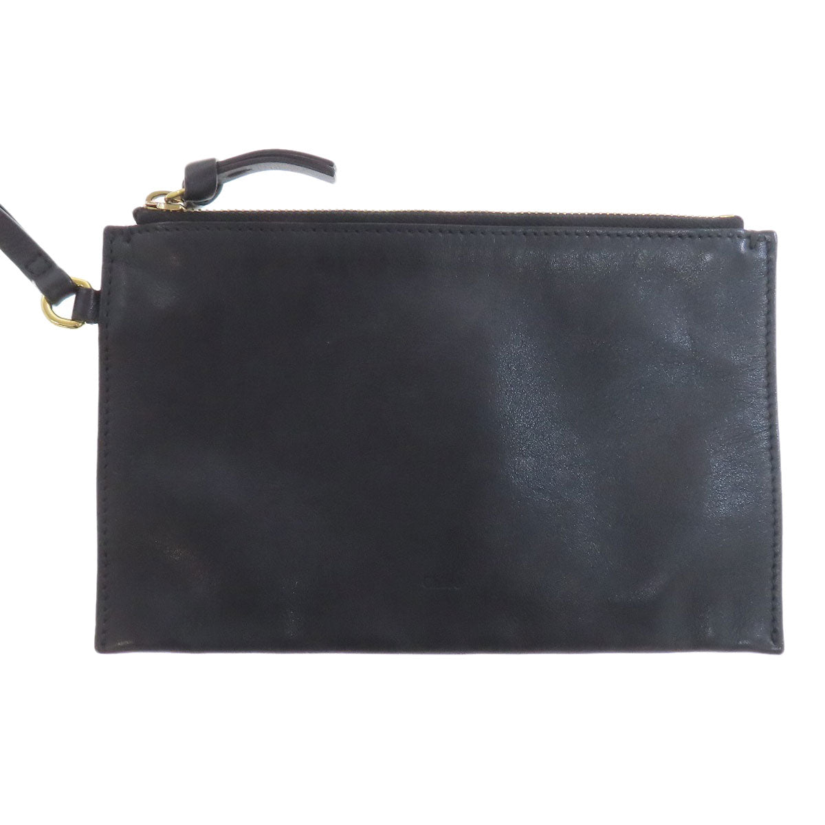 CHLOE logo Shoulder Bag Leather Ladies [Used]