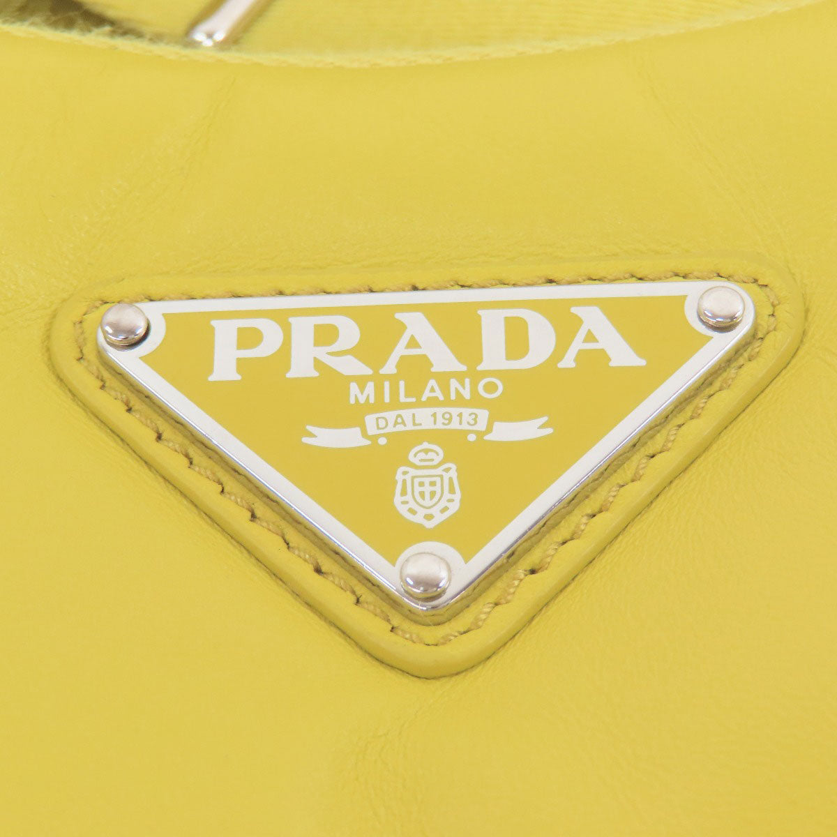 PRADA Logo Hardware Shoulder Bag Calf Ladies [Used]