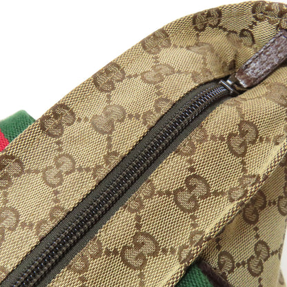 GUCCI 131230 GG Shelly line Handbag Canvas Ladies [Used]