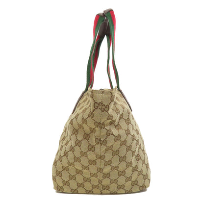 GUCCI 131230 GG Shelly line Handbag Canvas Ladies [Used]