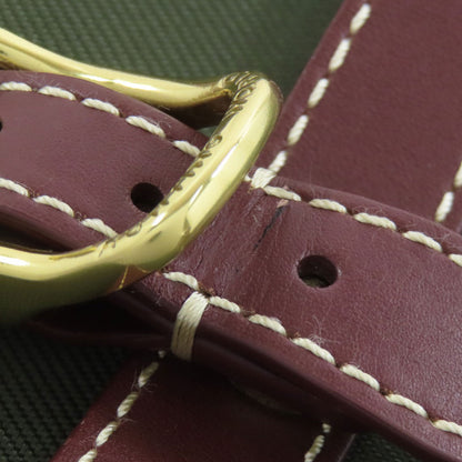 HUNTING WORLD logo Shoulder Bag Canvas CalfLadies [Used]