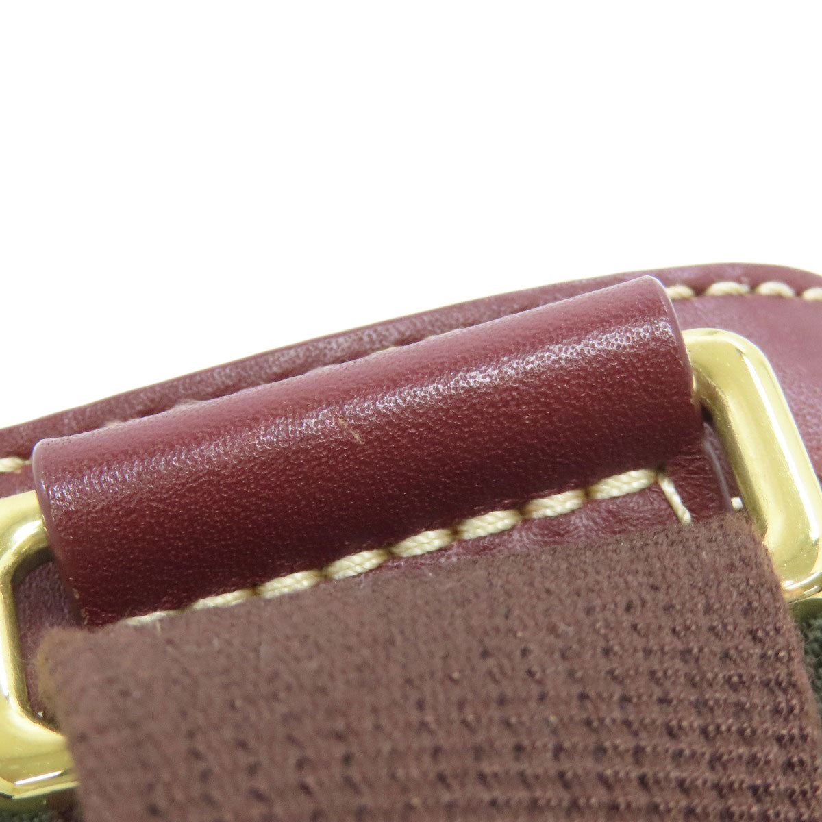 HUNTING WORLD logo Shoulder Bag Canvas CalfLadies [Used]