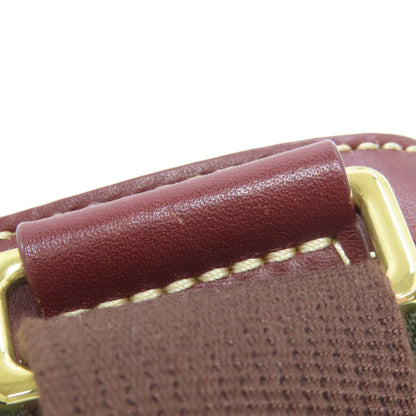 HUNTING WORLD logo Shoulder Bag Canvas CalfLadies [Used]