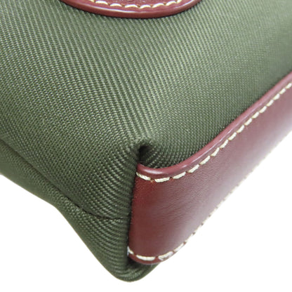 HUNTING WORLD logo Shoulder Bag Canvas CalfLadies [Used]