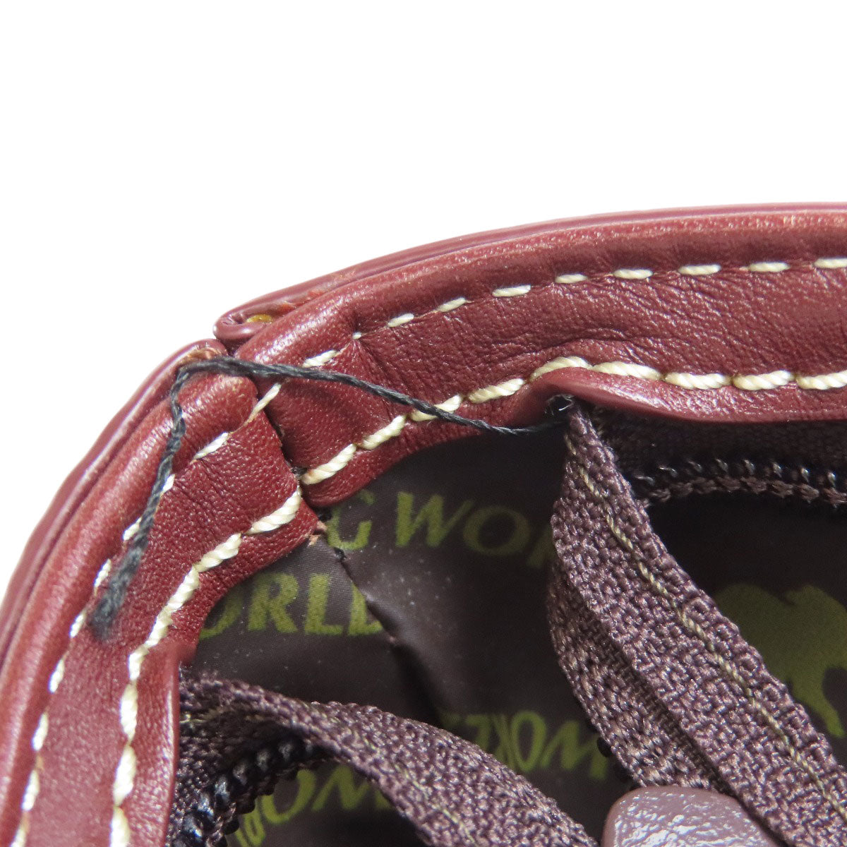 HUNTING WORLD logo Shoulder Bag Canvas CalfLadies [Used]