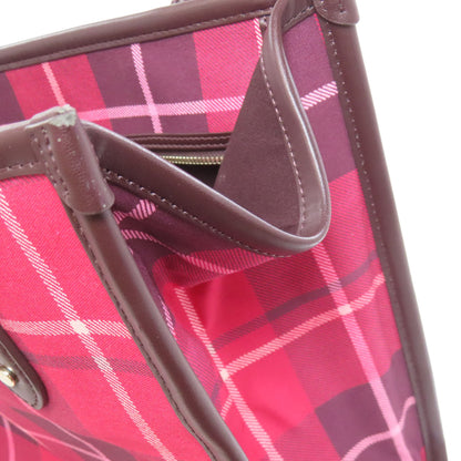 kate spade Checkpattern Tote Bag Canvas Ladies [Used]