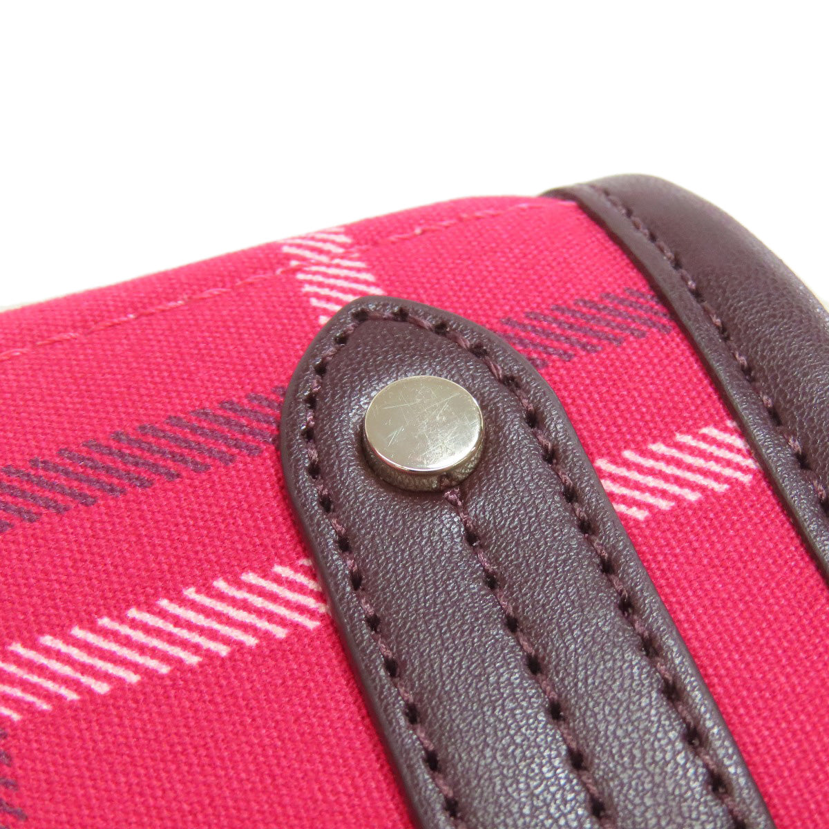 kate spade Checkpattern Tote Bag Canvas Ladies [Used]