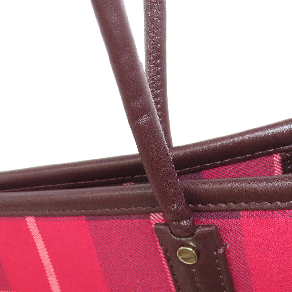 kate spade Checkpattern Tote Bag Canvas Ladies [Used]