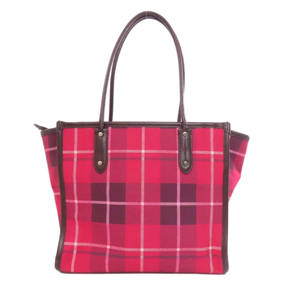 kate spade Checkpattern Tote Bag Canvas Ladies [Used]