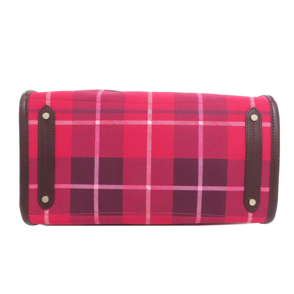 kate spade Checkpattern Tote Bag Canvas Ladies [Used]