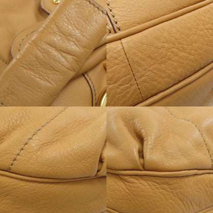 TODS logo Shoulder Bag Leather Ladies [Used]