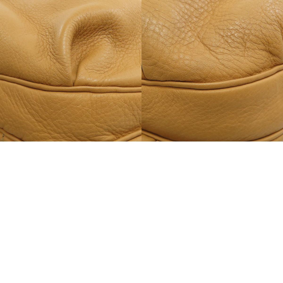 TODS logo Shoulder Bag Leather Ladies [Used]