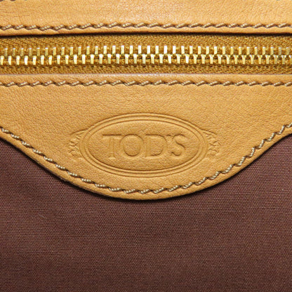 TODS logo Shoulder Bag Leather Ladies [Used]