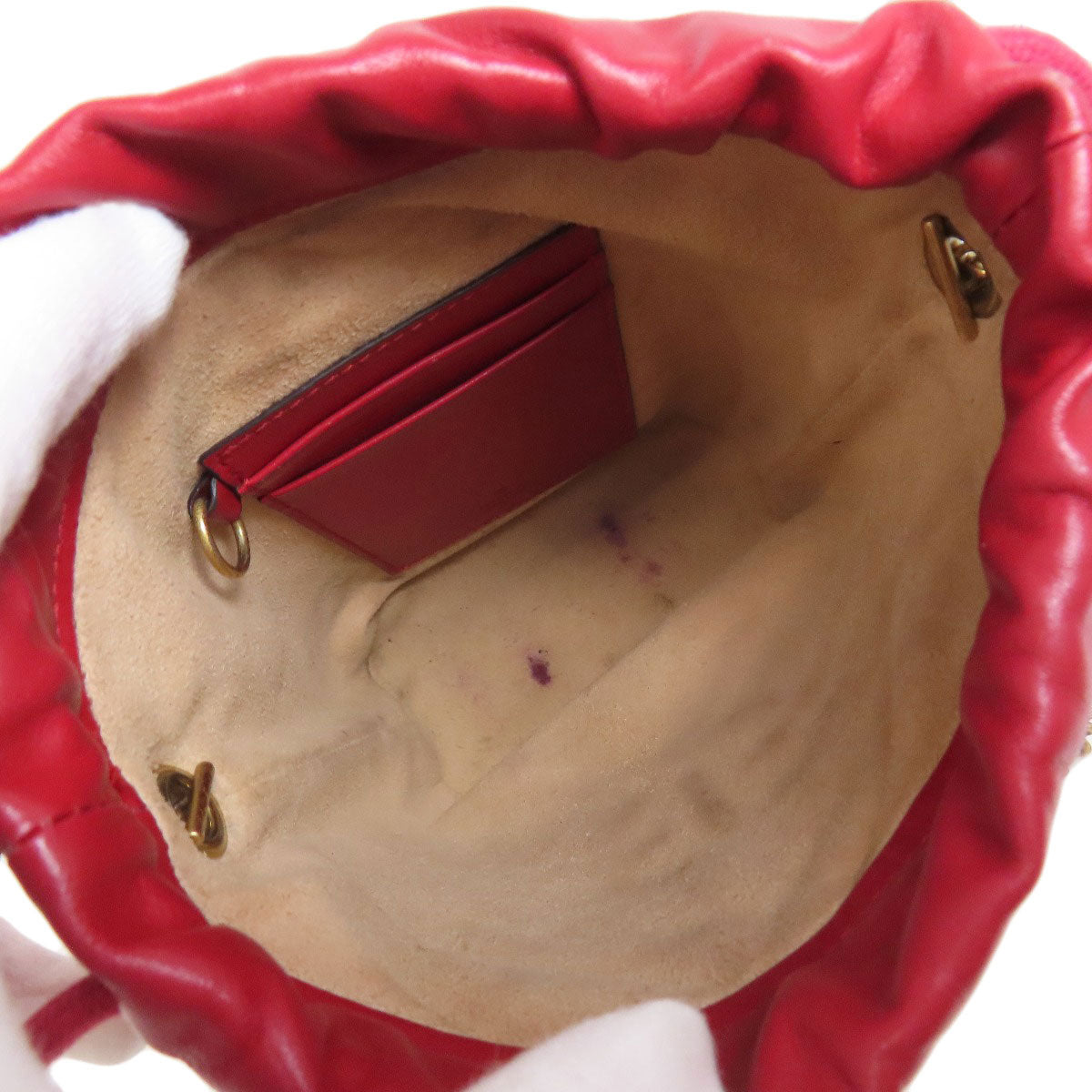 GUCCI 575163 GG Marmont ChainShoulder Shoulder Bag Calf Ladies [Used]