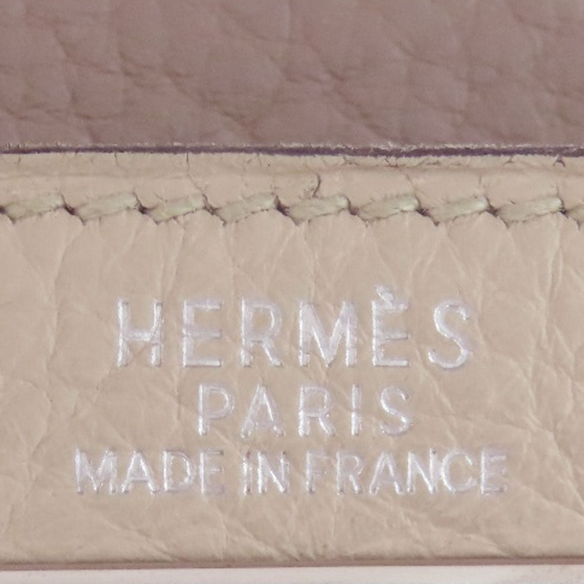 HERMES Kelly 32 Tricolor Inner Stitch SilverHardware Handbag Taurillon Clemence Ladies [Used]