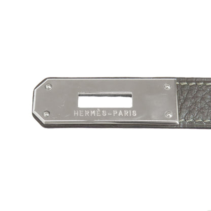 HERMES Kelly 32 Tricolor Inner Stitch SilverHardware Handbag Taurillon Clemence Ladies [Used]