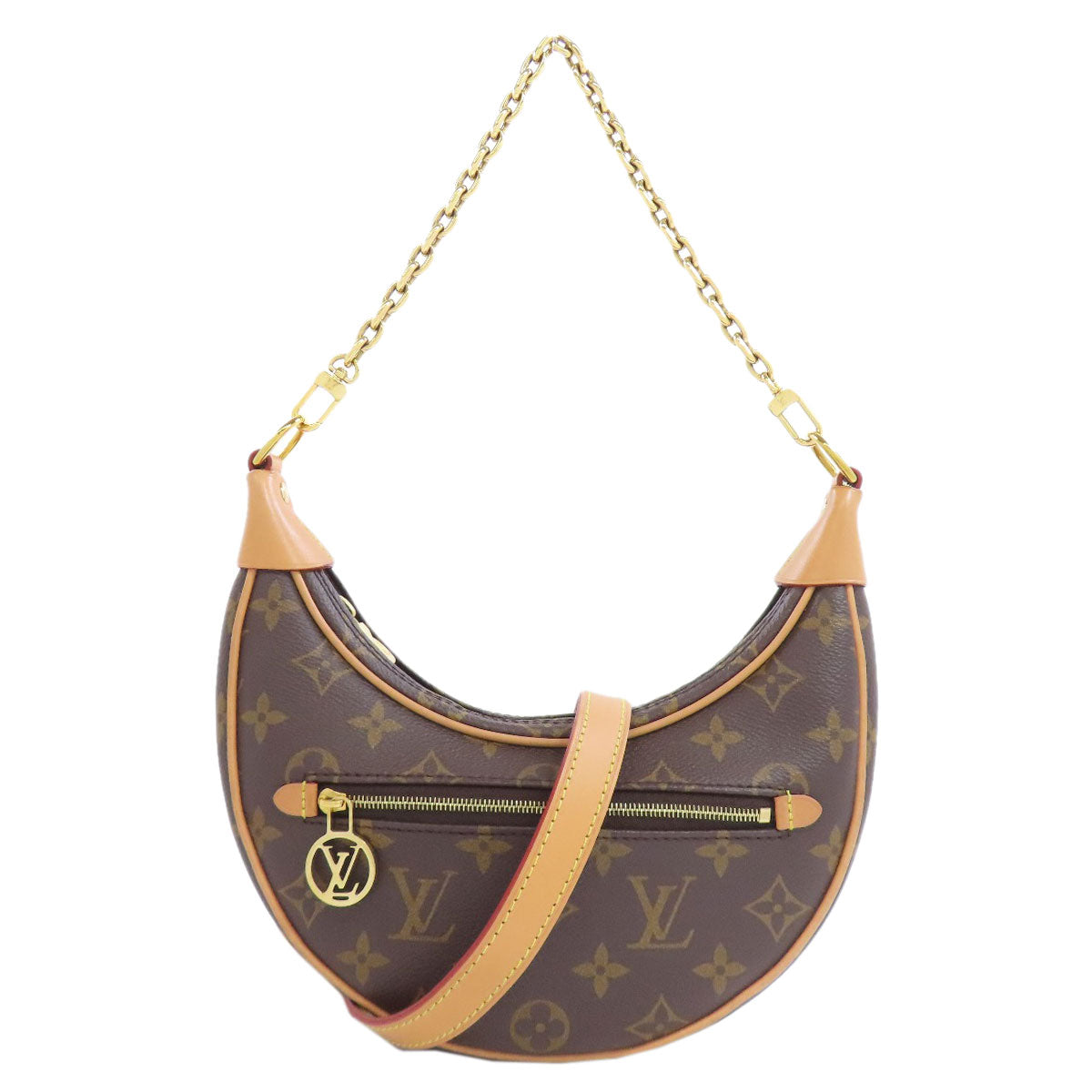 LOUIS VUITTON M81098 loop Handbag Monogram canvas Ladies [Used]