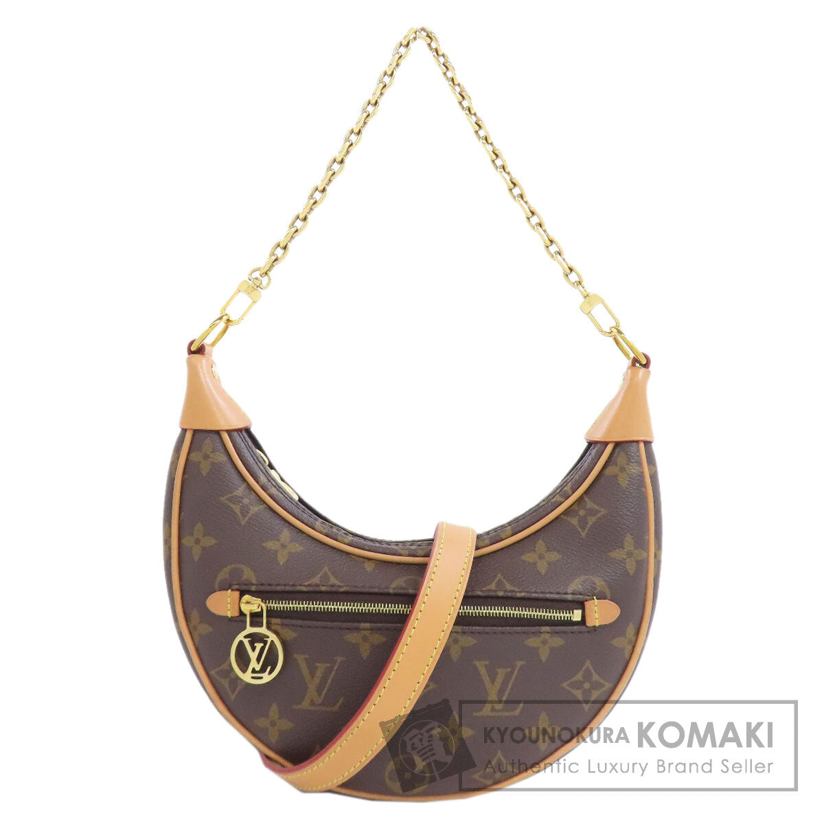 LOUIS VUITTON M81098 loop Handbag Monogram canvas Ladies [Used]