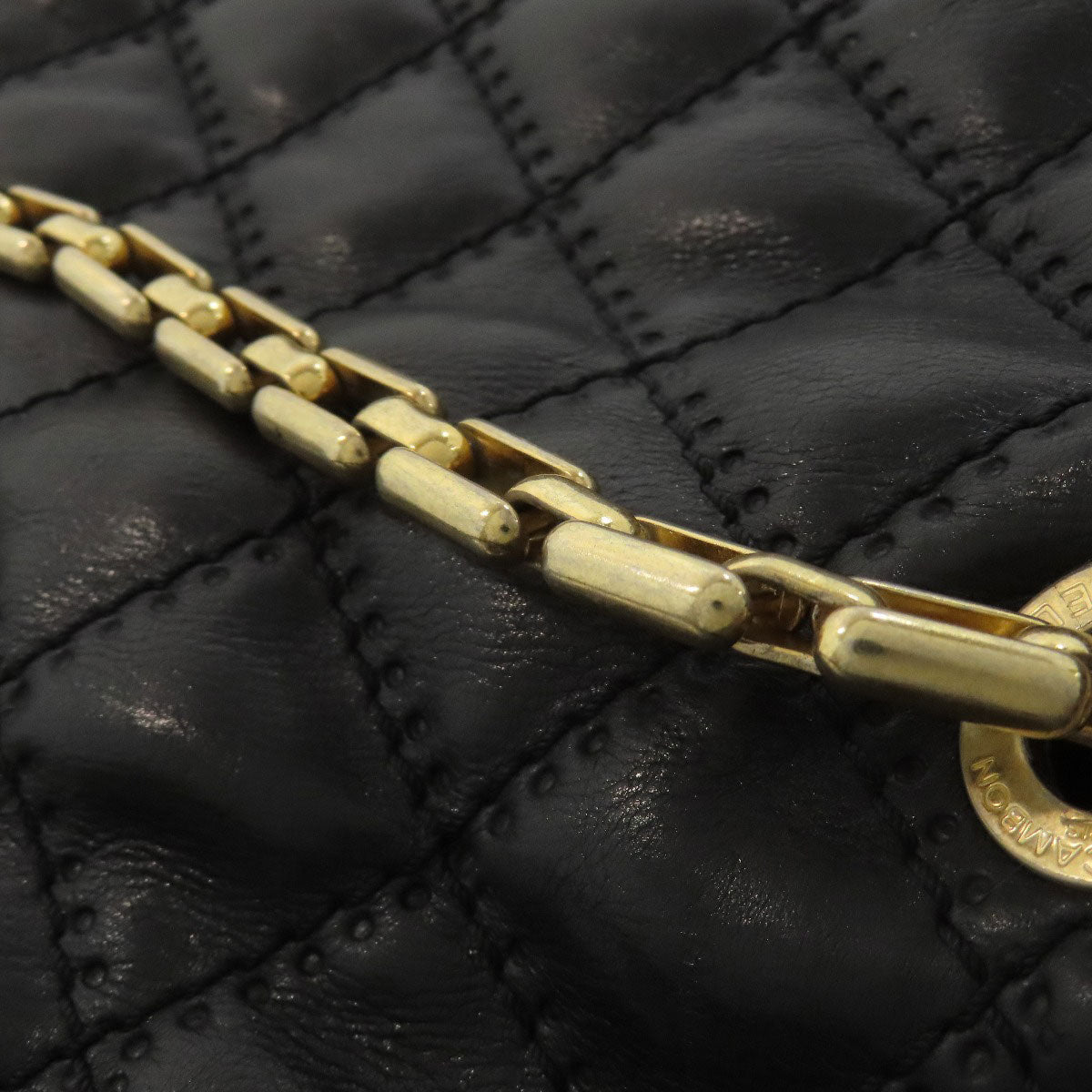 CHANEL Matelasse 2WAY GoldHardware Handbag Calf Ladies [Used]