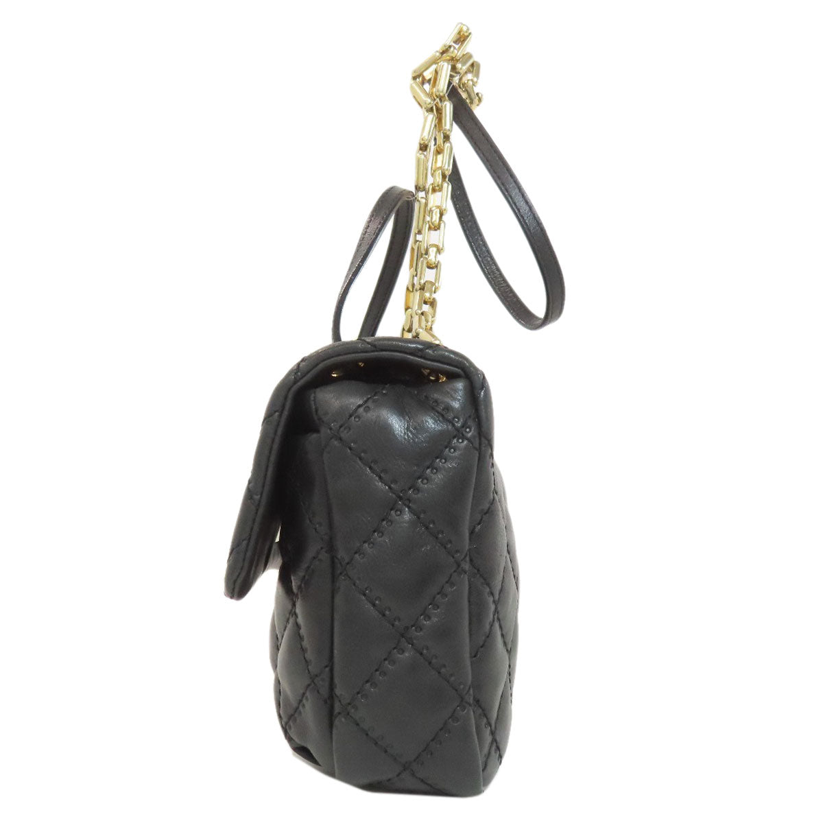 CHANEL Matelasse 2WAY GoldHardware Handbag Calf Ladies [Used]