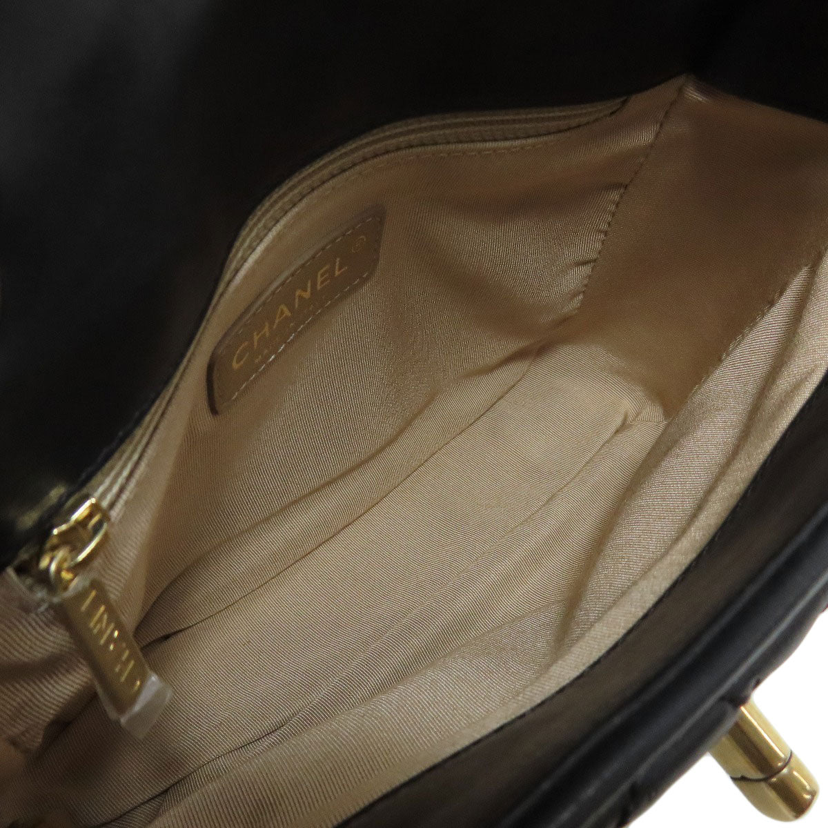 CHANEL Matelasse 2WAY GoldHardware Handbag Calf Ladies [Used]