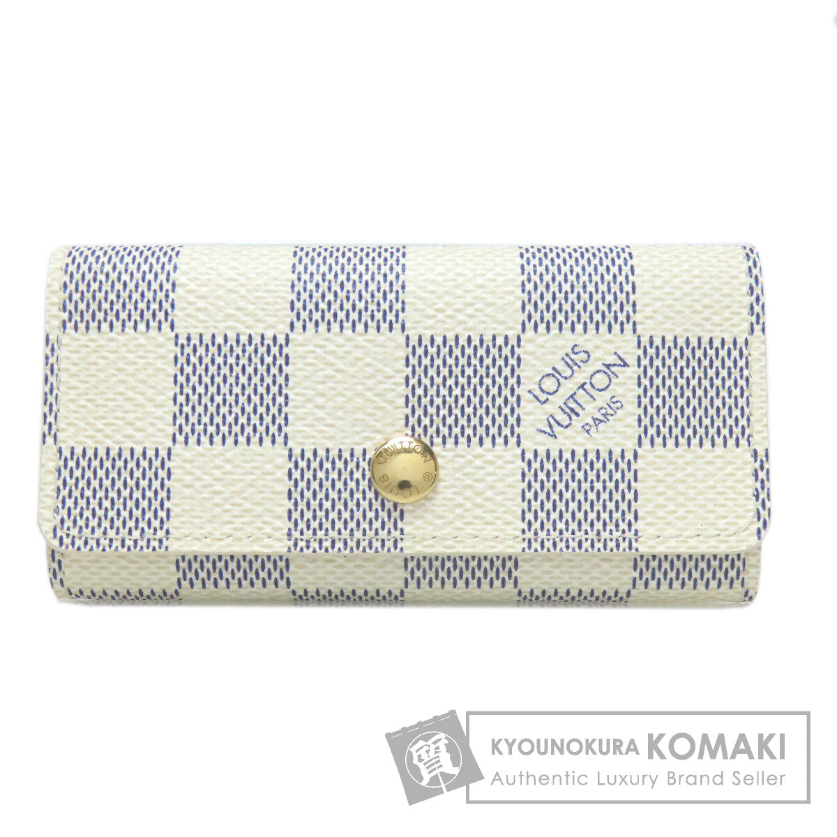 LOUIS VUITTON N60020 Multicles4 key holder Damier canvas Ladies [Used]