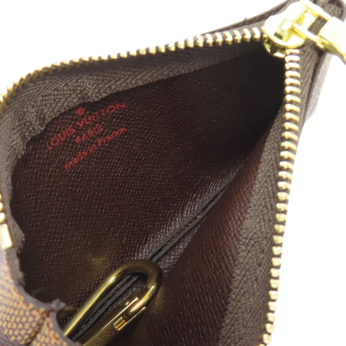 LOUIS VUITTON N62658 Pochette Kle coin purse Damier canvas Ladies [Used]