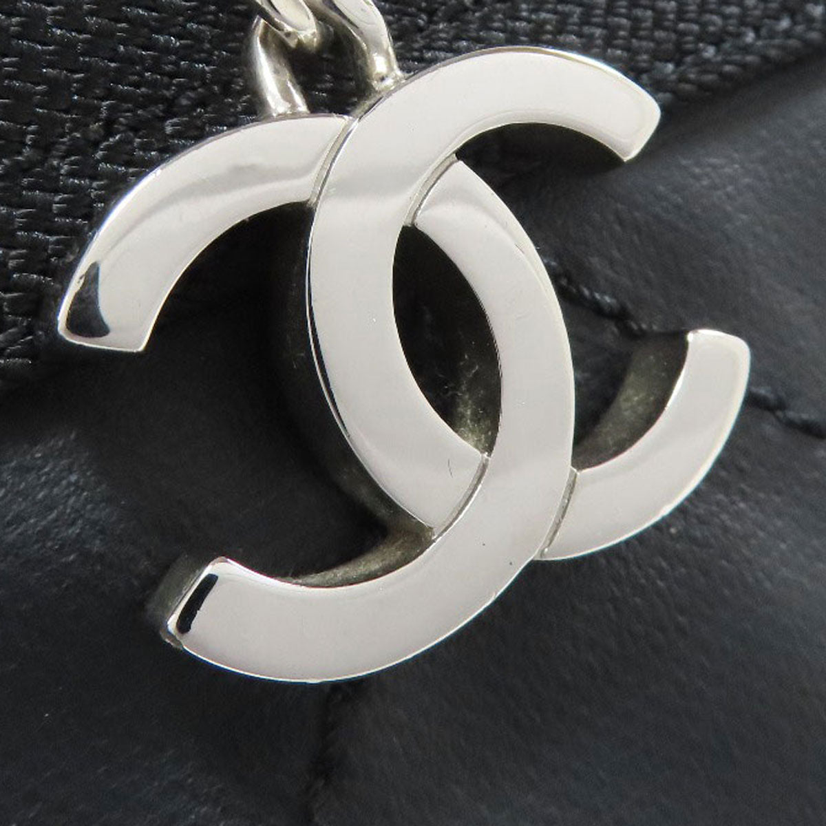 CHANEL   Paris Biarritz SilverHardware Tote Bag  Calf Ladies [Used]