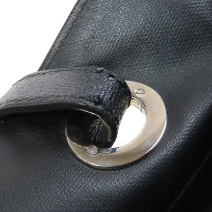 CHANEL   Paris Biarritz SilverHardware Tote Bag  Calf Ladies [Used]