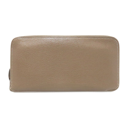 HERMES Azap Classic Etoupe SilverHardware Long wallet (with coin pocket) Calf Ladies [Used]