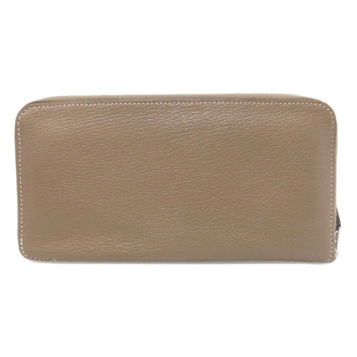 HERMES Azap Classic Etoupe SilverHardware Long wallet (with coin pocket) Calf Ladies [Used]