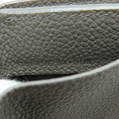 SAINT LAURENT Tri-fold logo Bifold Wallet with Coin Pocket Leather Ladies [Used]