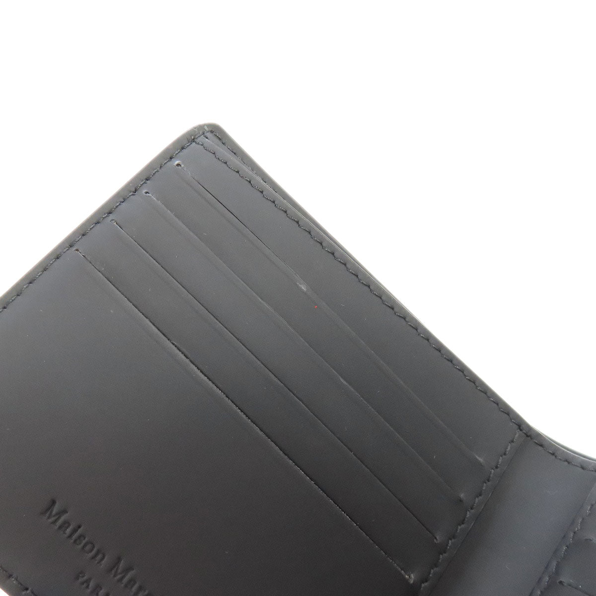 MaisonMargiela Simple design Bifold Wallet No Coin Pocket Leather mens [Used]