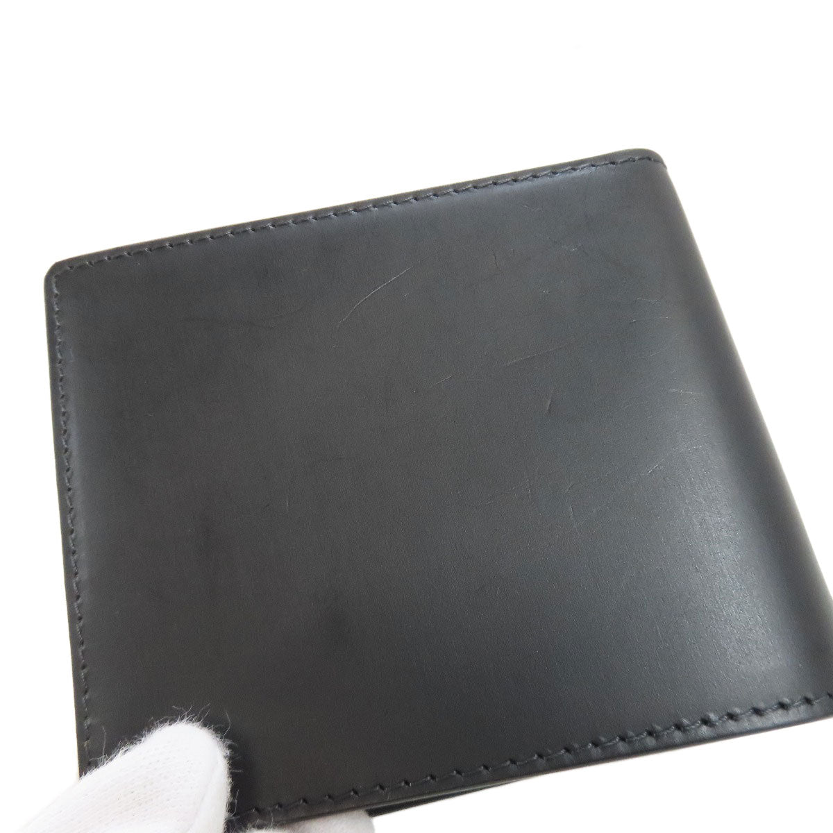 MaisonMargiela Simple design Bifold Wallet No Coin Pocket Leather mens [Used]