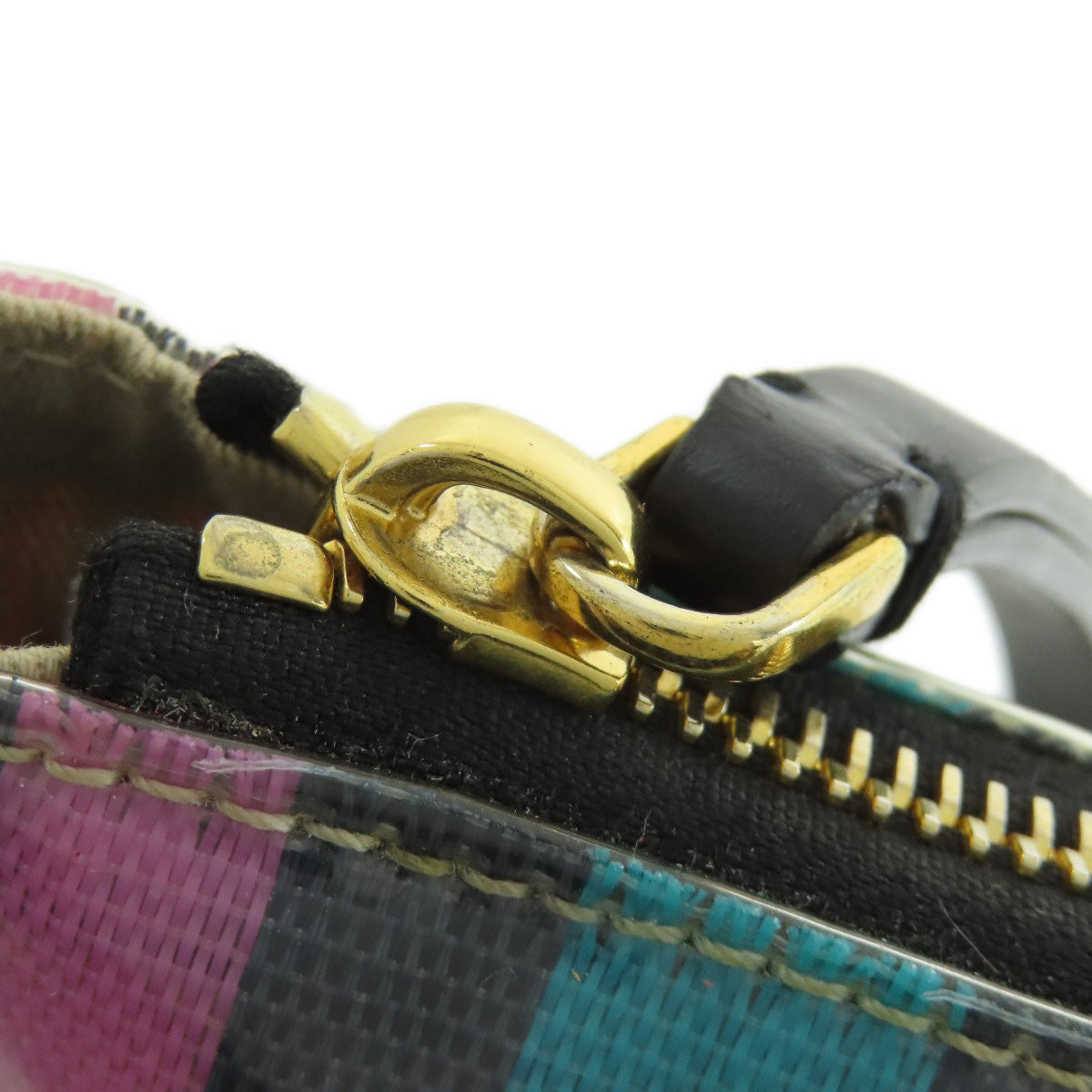 MARNI Stripe Clutch bag Leather Ladies [Used]