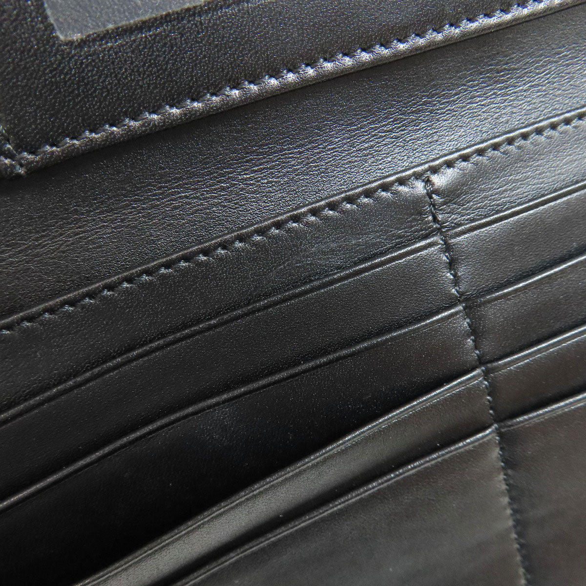 FENDI Zucchino Long wallet (with coin pocket) Canvas CalfLadies [Used]