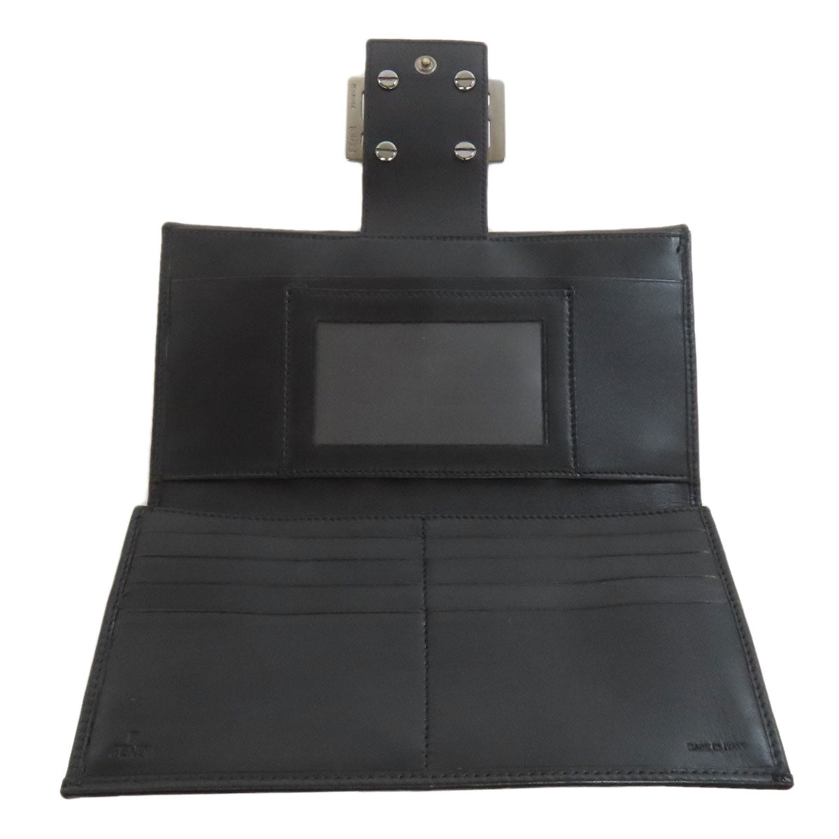 FENDI Zucchino Long wallet (with coin pocket) Canvas CalfLadies [Used]