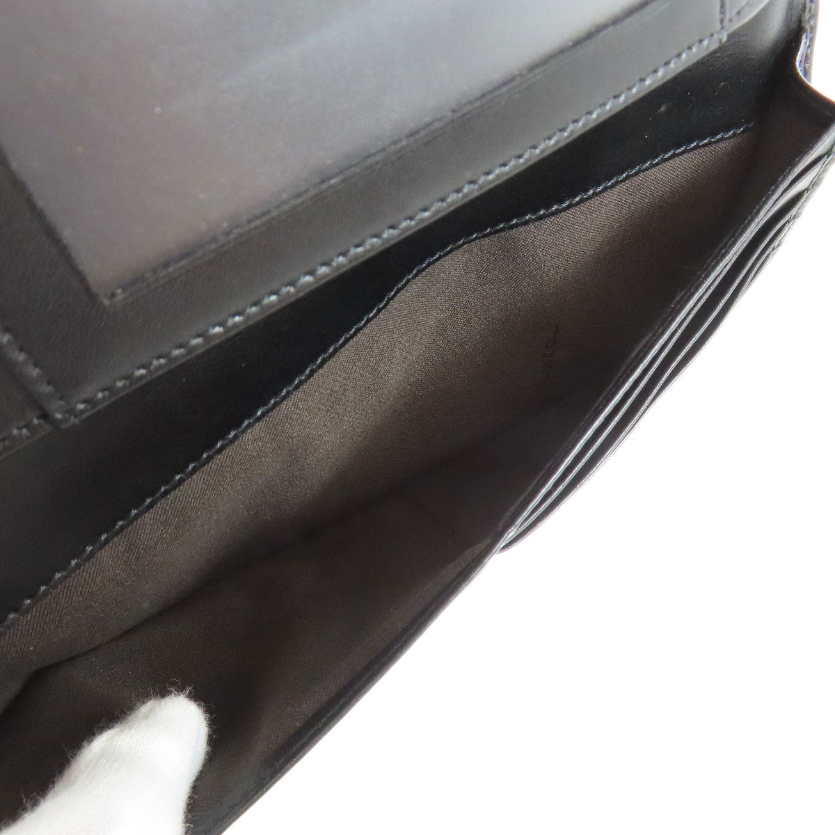 FENDI Zucchino Long wallet (with coin pocket) Canvas CalfLadies [Used]