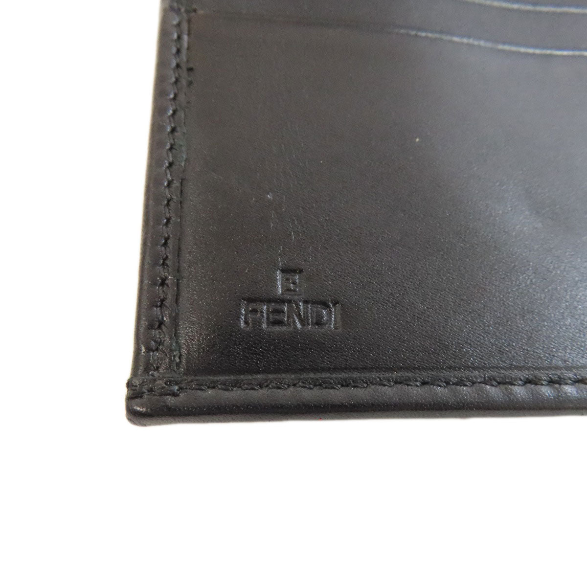 FENDI Zucchino Long wallet (with coin pocket) Canvas CalfLadies [Used]