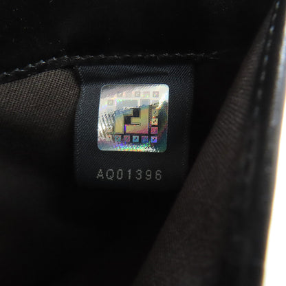 FENDI Zucchino Long wallet (with coin pocket) Canvas CalfLadies [Used]