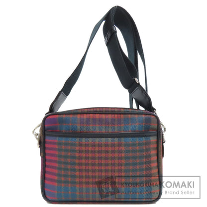 ETRO Checkpattern Shoulder Bag PVC Ladies [Used]